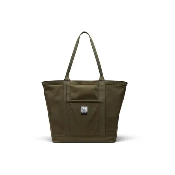 Herschel Recycled Material Tote Bag, Shopping Bag, Handbag Tubas Unisex Ivy Green