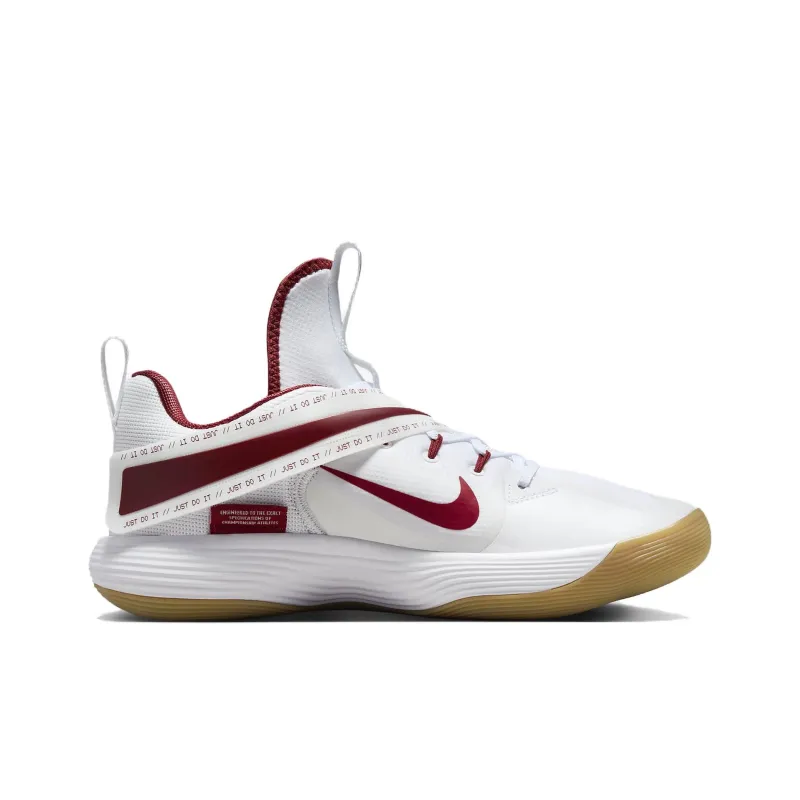 Nike React HyperSet Le Indoor Court Shoes 'White Red'-1