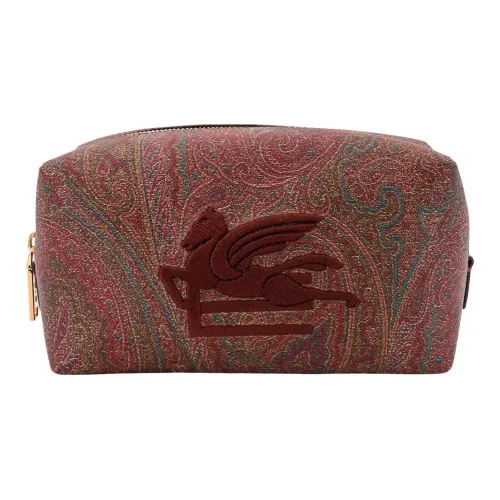 ETRO Coated Canvas Makeup Bag Men's Multicolor
