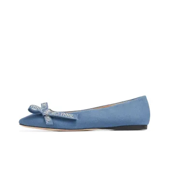 Jimmy Choo Veda Canvas Ballerina Shoes