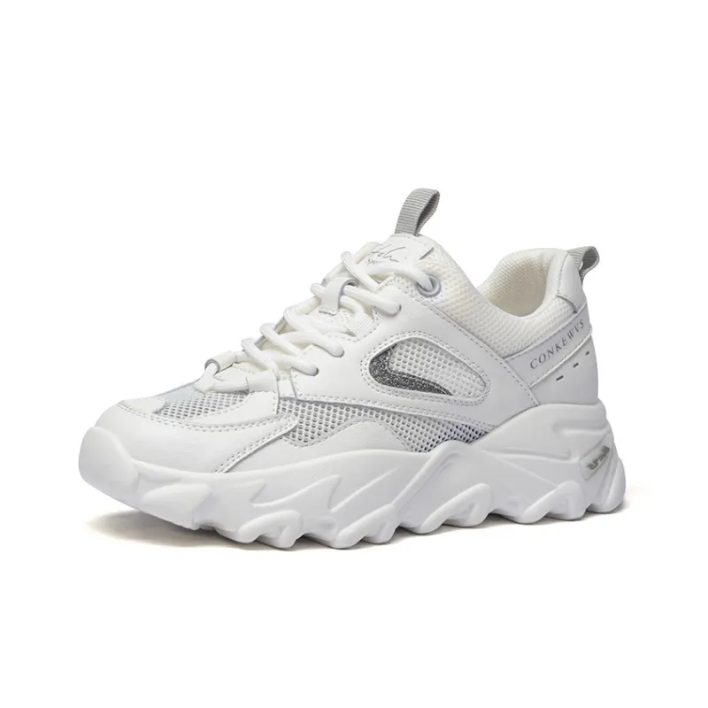 SATCHI SPORT Cushioned Wear-Resistant Breathable Chunky Sneakers Women's-7