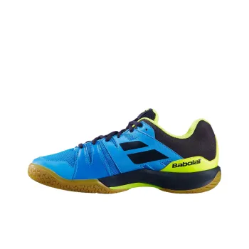 Babolat Cushioned Slip-Resistant Low-Top Badminton Shoes Men's Blue