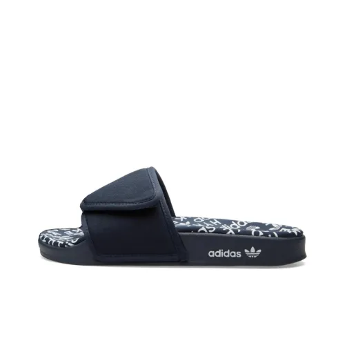 Hyke X Adidas Originals Adilette Slide Slippers Men Blue/White