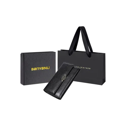 Banyanu Cow Leather Wallet Women's