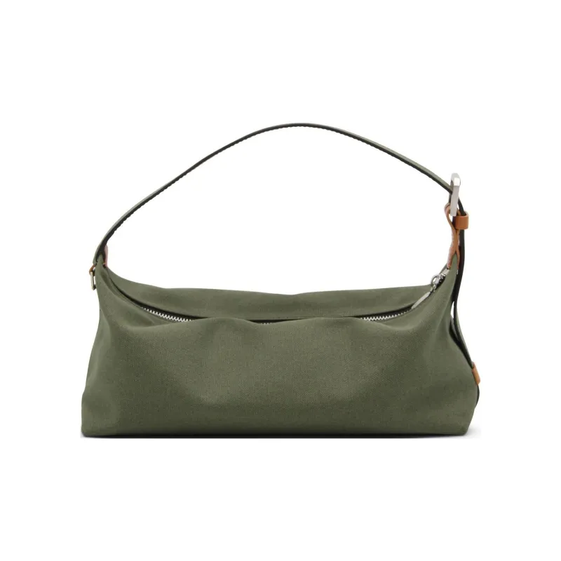 Eera Canvas One Shoulder Handbag Women's Green-2