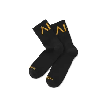 Arcteryx Mid Calf Socks Unisex 1 Pack Black