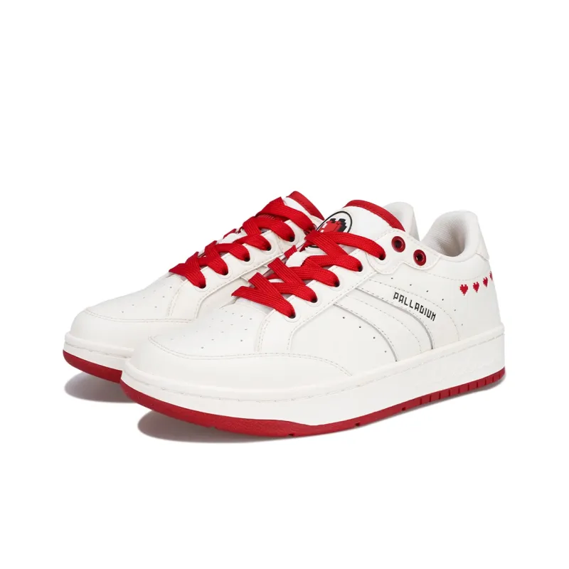 Palladium Comfortable Versatile Anti Slip And Wear Resistant Low Top Skateboard Shoes Unisex White Box-5