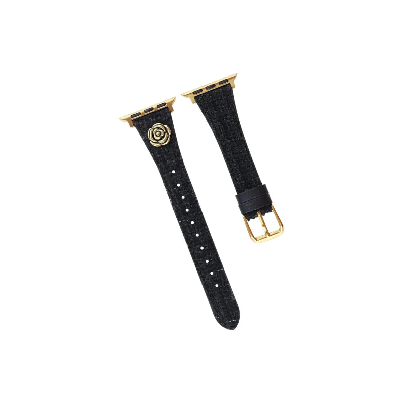 Yu Qing Apple Compatibility Watch Band Woolen, Genuine Leather Sole Material-4