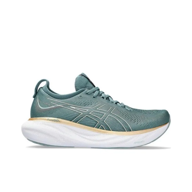 Asics Gel Nimbus 25 Foggy Teal Champagne Women's-1