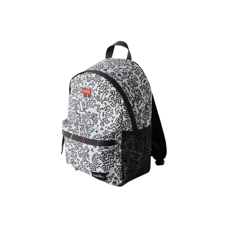 ZARA KEITH HARING Works Collaboration Polyester Backpack Regular Men's White-2
