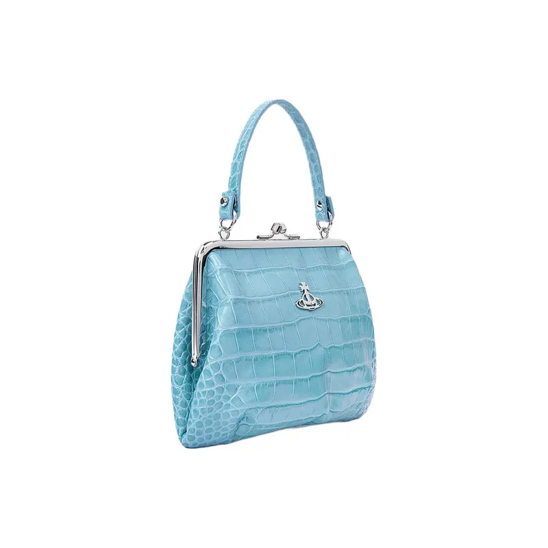 Vivienne Westwood Leather Wallet Women's Light Blue-2