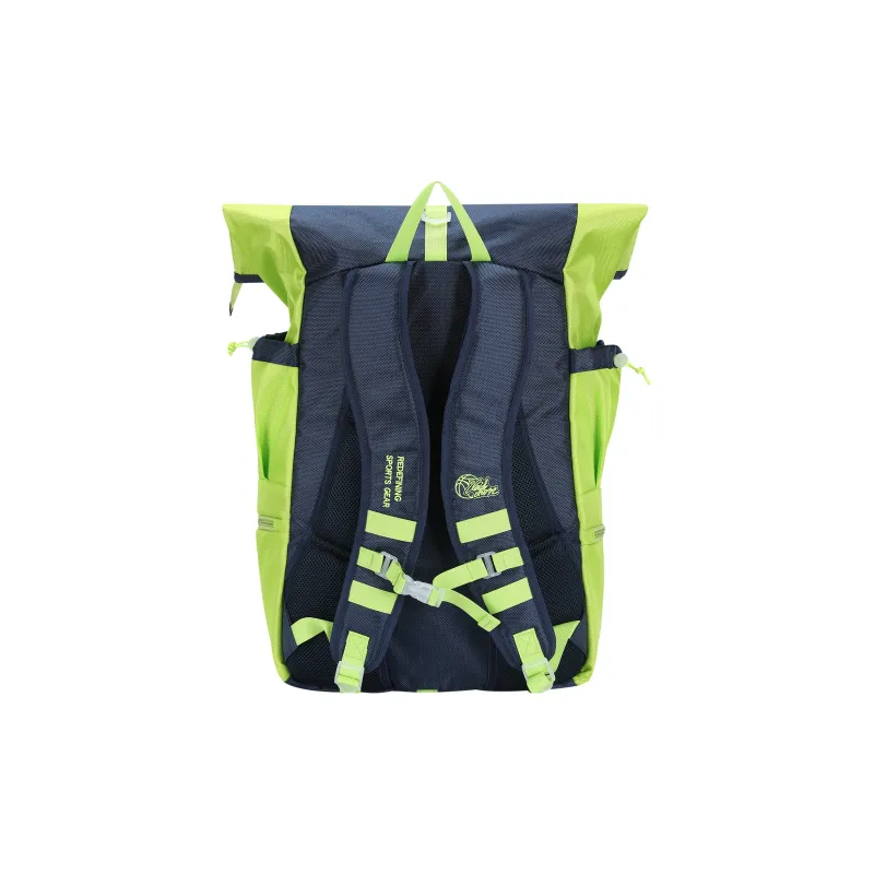VEIDOORN Polyester Backpack Regular Unisex Graphite Black/Vanguard Green/Water Silver Gray-4