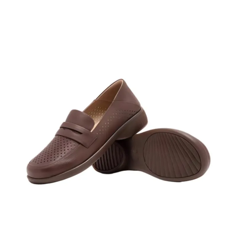 Satchi Loafers 3.4cm Women's Brown-3
