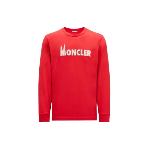 Moncler T-Shirts Men Red