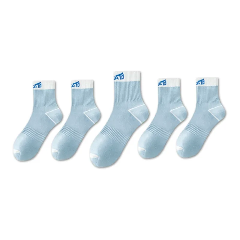 LUOLIAN Mid Calf Socks Unisex 5 Pack-48