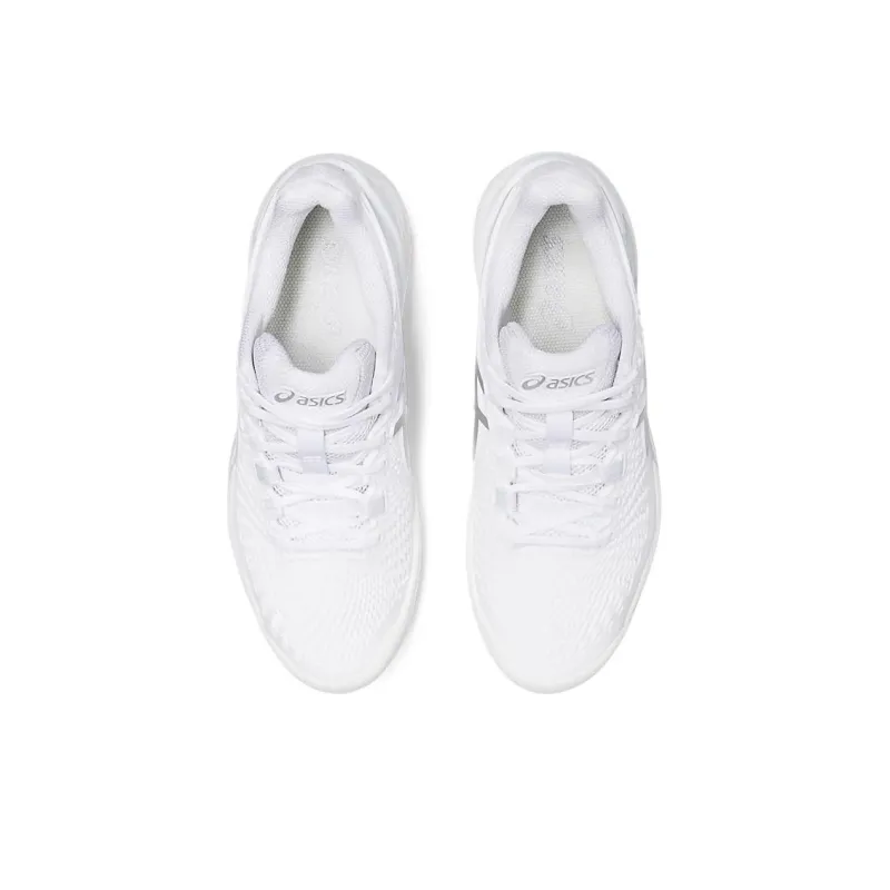 Asics Gel Resolution 9 Wide 'White Pure Silver' Women's-4