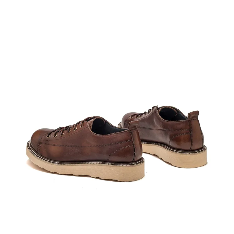 Jay Men's Casual Shoes Men Low Top Brown-3