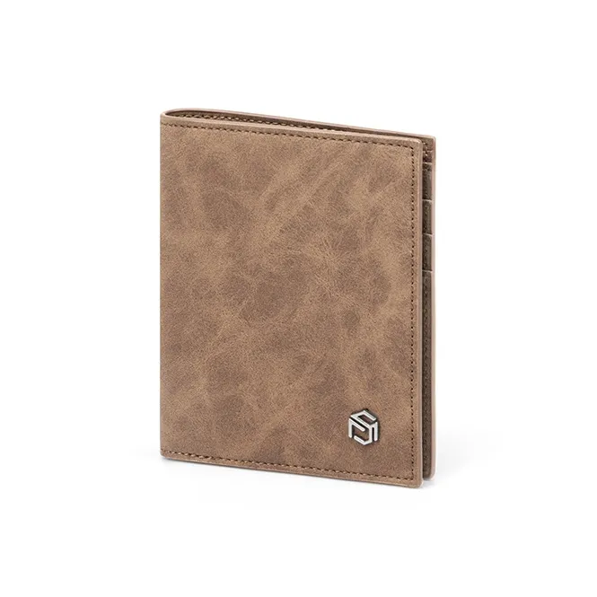 MashaLanti Microfiber Synthetic Leather Card Holder Wallet Regular Men's Coffee-9