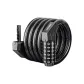 6-Digit Coded Lock, Black[125CM]Patented Lock Head