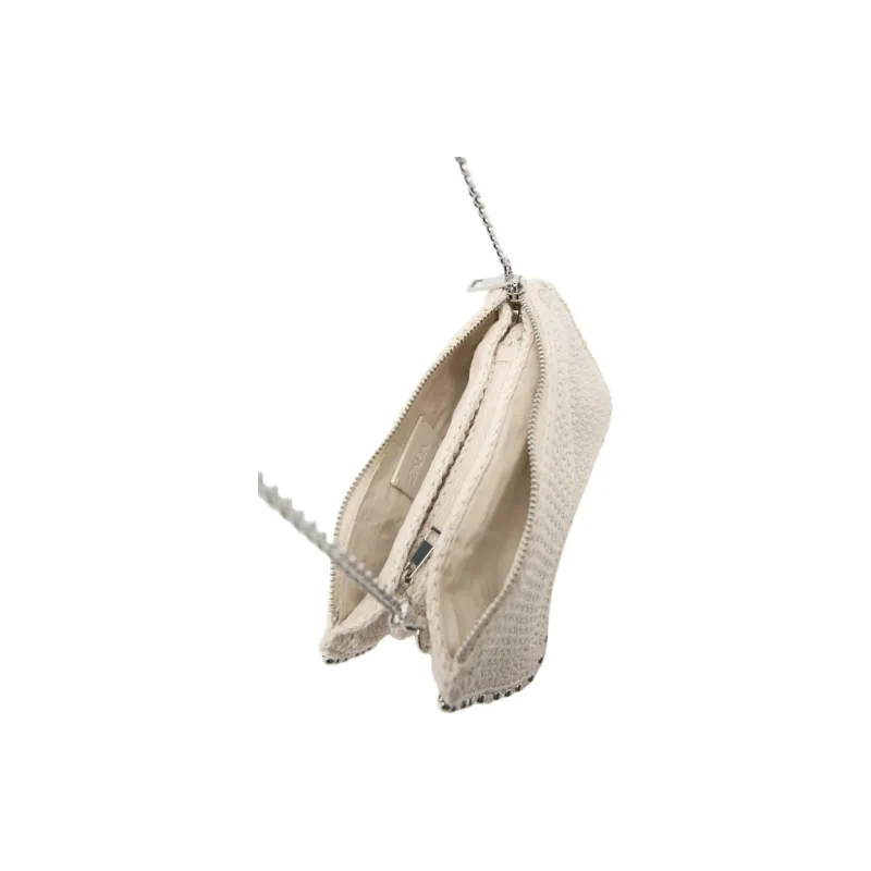 ZARA Polyester Wallets Shoulder Bag Crossbody Bag Women's Raw White-4