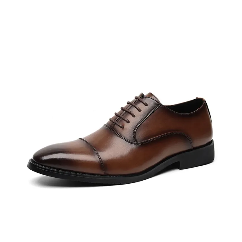Cachiotti Dress Shoes Men Low Top Black/Brown/Yellow-5