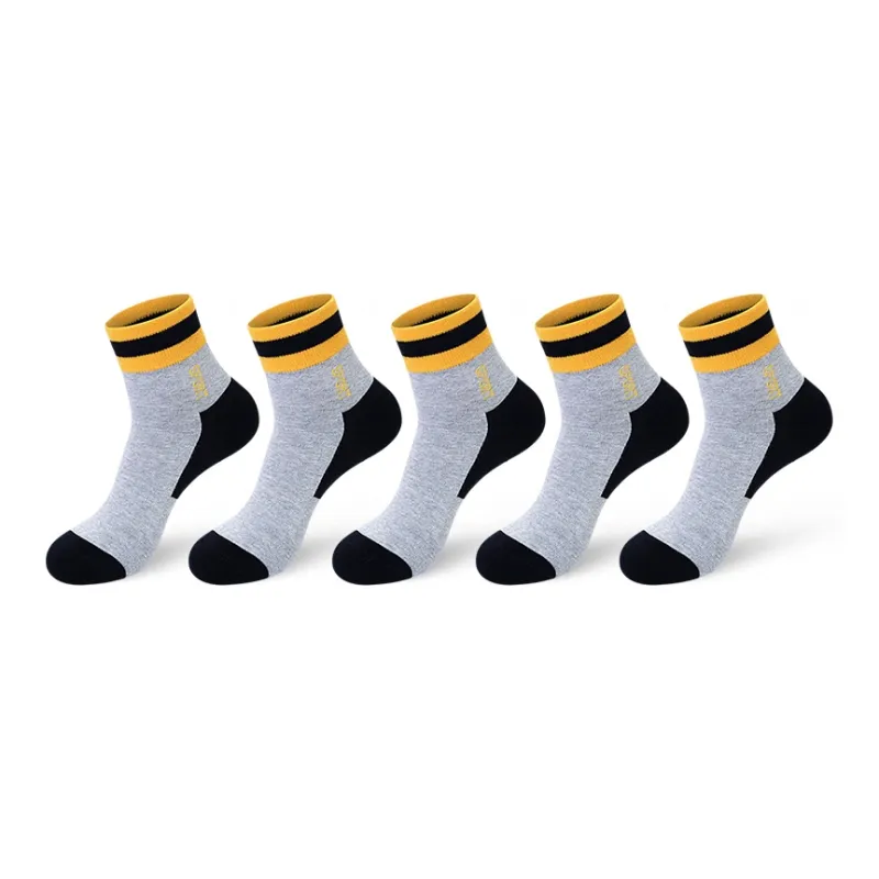 LUOLIAN Mid Calf Socks Men's 5 Pack-10