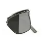 Transparent Green Frame with Gray Lens