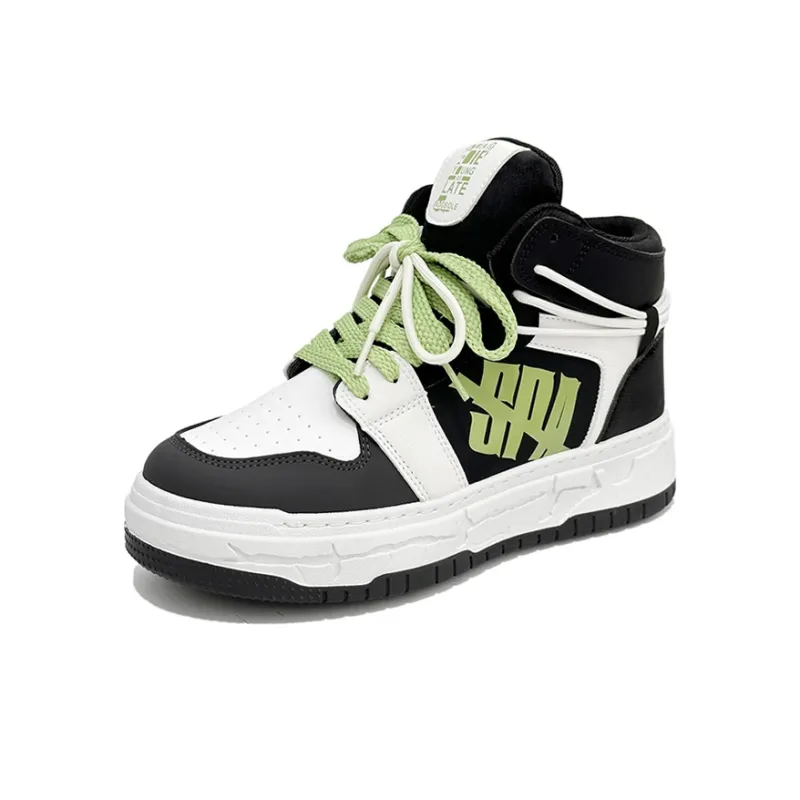CHERRY&KALIKA Slip Resistant, Abrasion Resistant, Breathable High Top Skateboard Shoes Men's-3