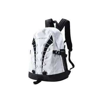 COEXISTENCE Polyester Water Repellent Travel Hiking Commute Outing Backpack Regular Unisex White