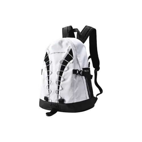 COEXISTENCE Polyester Water Repellent Travel Hiking Commute Outing Backpack Regular Unisex White