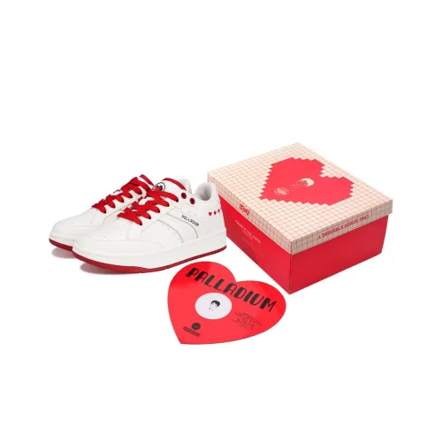 Palladium Comfortable Versatile Anti Slip And Wear Resistant Low Top Skateboard shoes had Unisex White Box