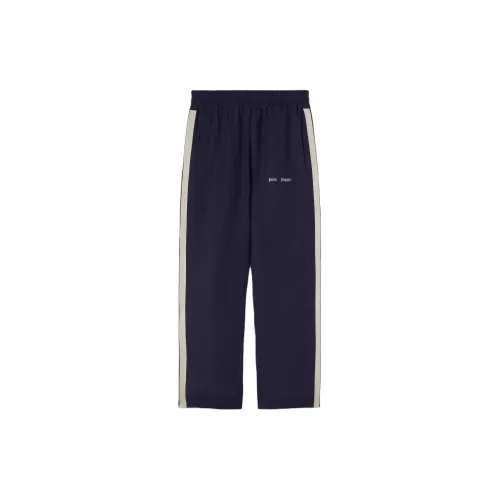 PALM ANGELS Logo-print Linen Track Pants