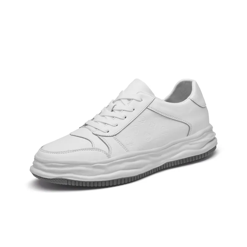 The Bull's House Low-Top Skateboard Shoes Unisex White-2