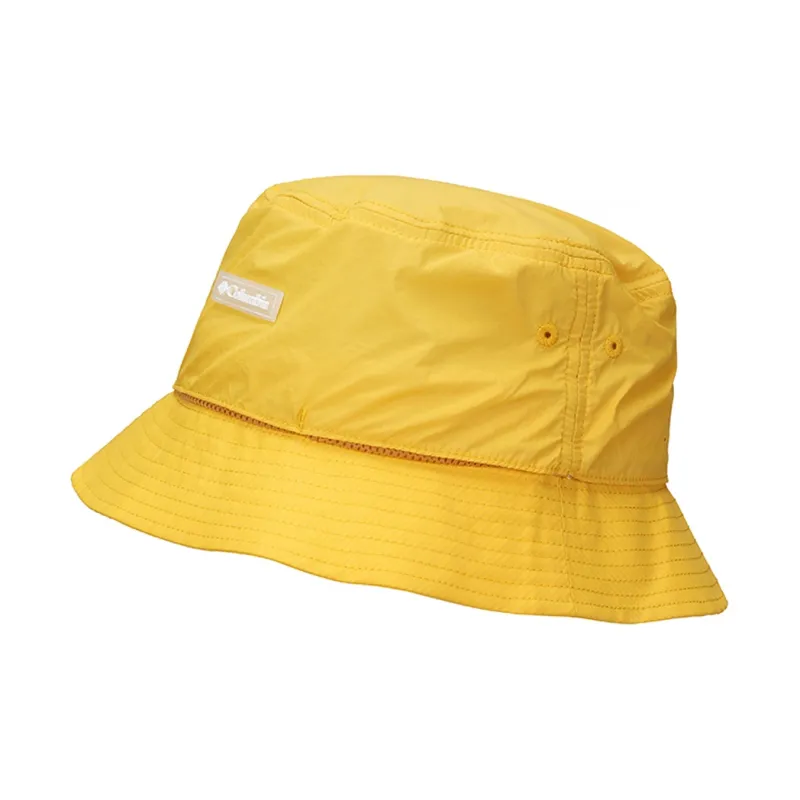 Columbia Polyamide Polyester Bucket Hats Unisex Yellow/White-1