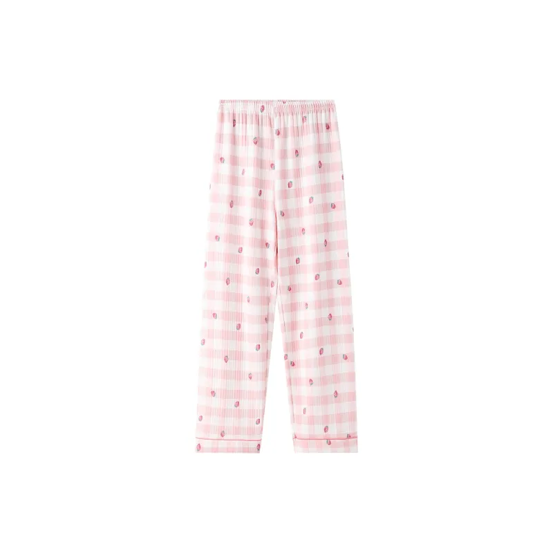 H YXIANG Pajama Set Women's Pink-2