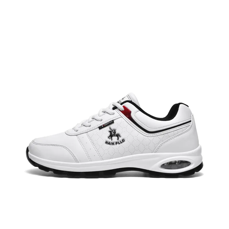 NAIKPLLO Casual Shoes Men Low Top White/Black-0