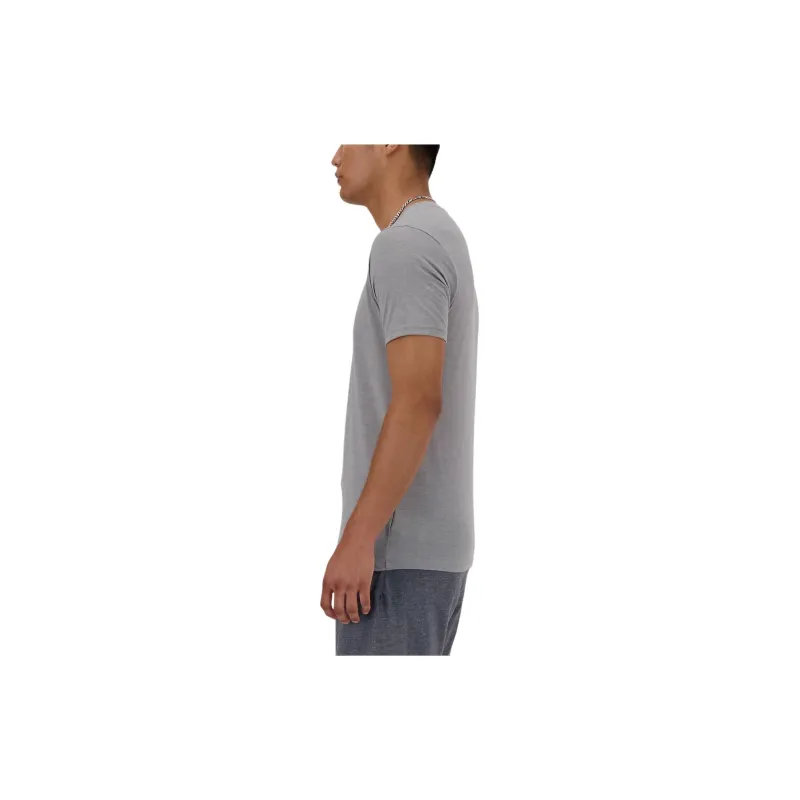 New Balance Sport Essentials Heathertech T Shirt T Shirt Men's Gray-3
