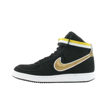 Nike Vandal High Supreme Black Metallic Gold Yellow Streak