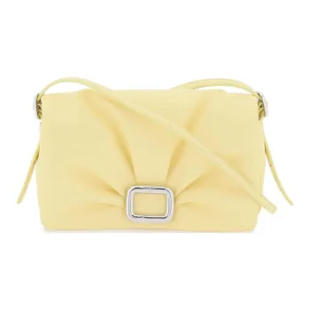 Roger Vivier Leather Cell Phone Pouch Women's Yellow