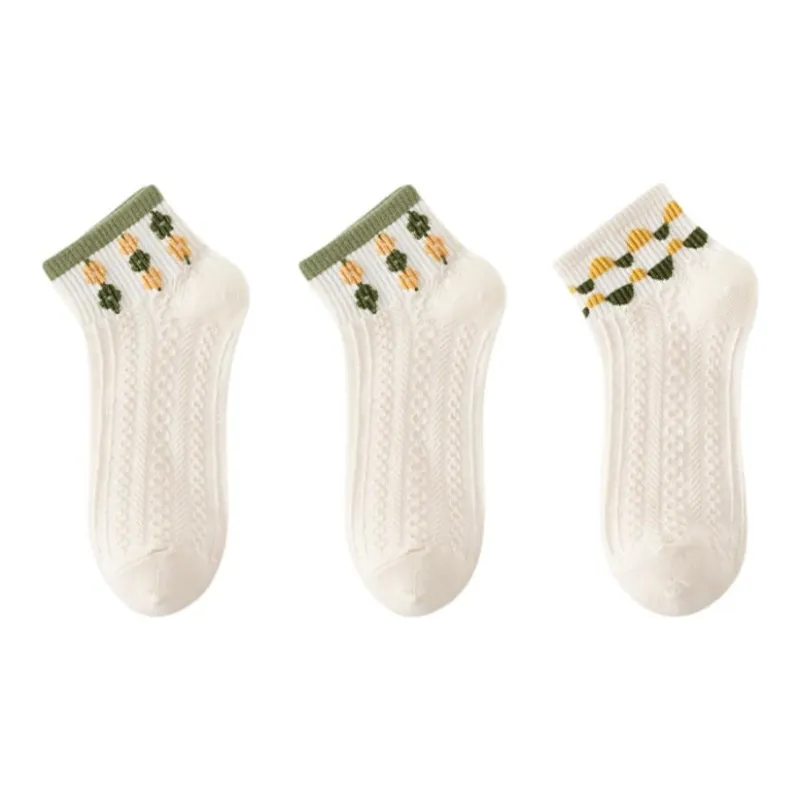 MIIOW Ankle Socks Women's 3 Pack-4