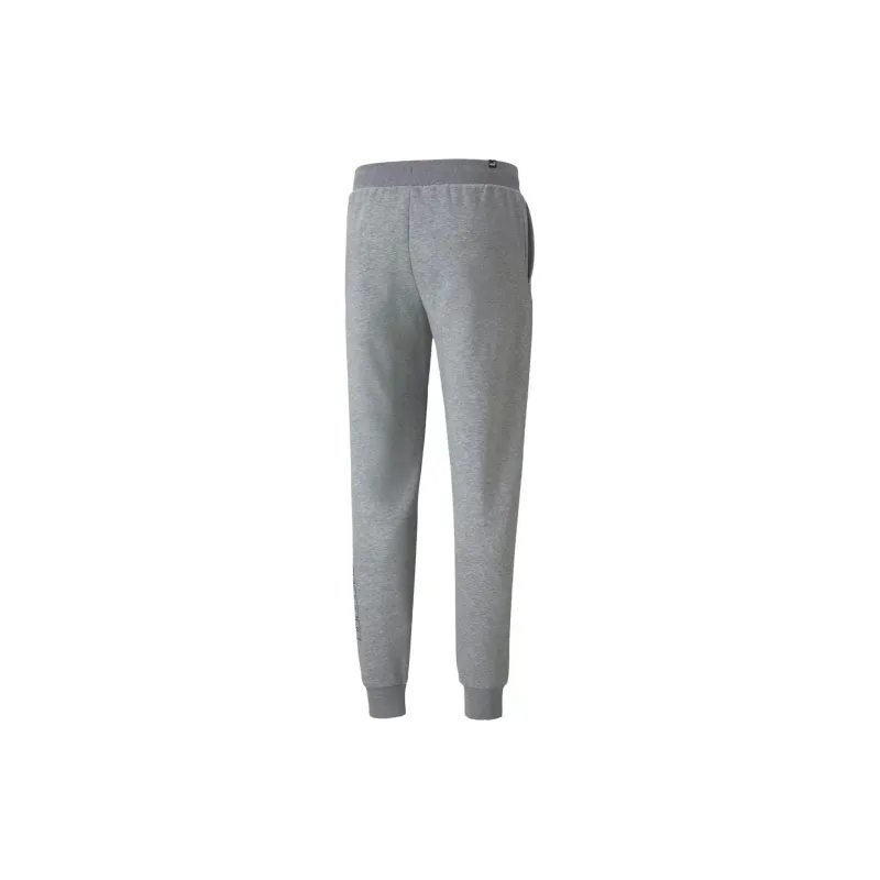 PUMA POWER LOGO SWEAT Knitted Sports Pants Men's Gray-1