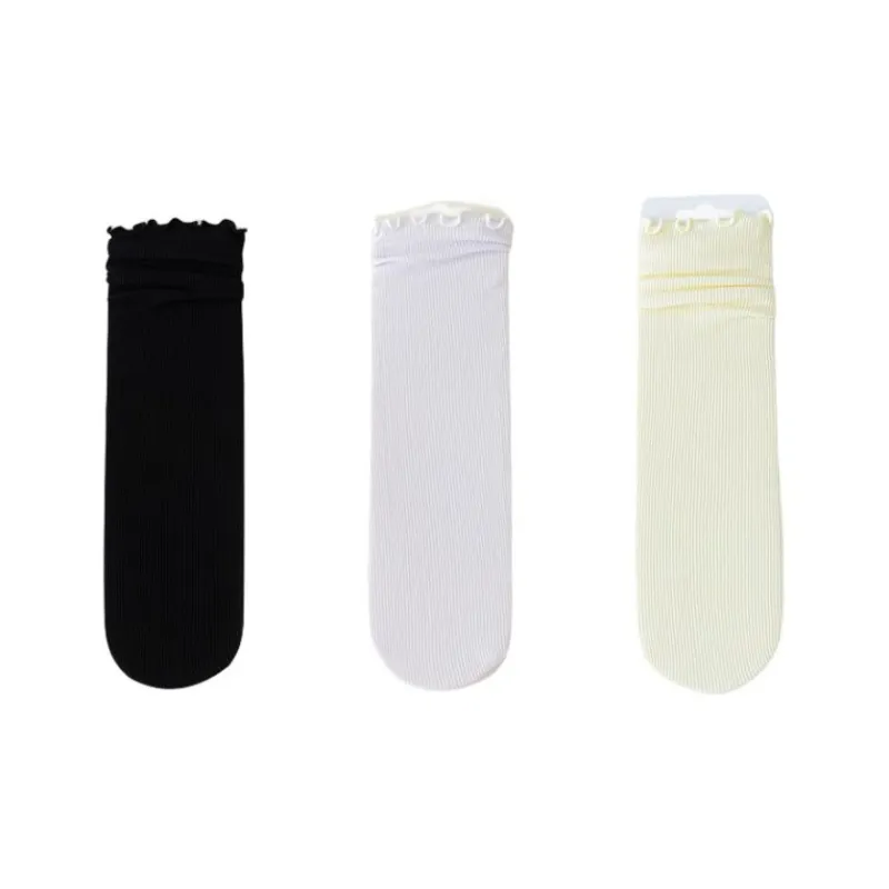 MIIOW Mid Calf Socks Women's 3 Pack-3