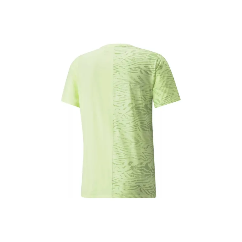 PUMA RUN GRAPHIC SS TEE M FIZZY LIGHT T-Shirt Men's Green-1