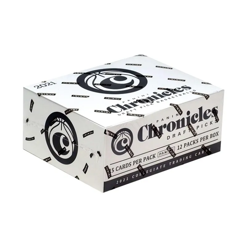 PANINI 2021 PANINI Chronicles Draft Picks Collegiate Basketball Factory Sealed Multi-Pack Cello Fat Pack Box-0