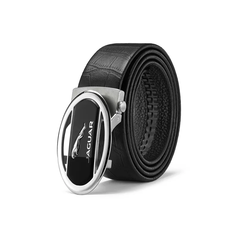 JAGUAR Luxe Lightweight Automatic Buckle Business Cow Leather Leather Belts Men's Width 3.4cm-1