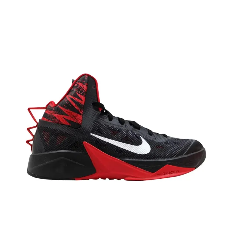 Nike Zoom Hyperfuse 2013 Black/Metallic Silver University Red-1