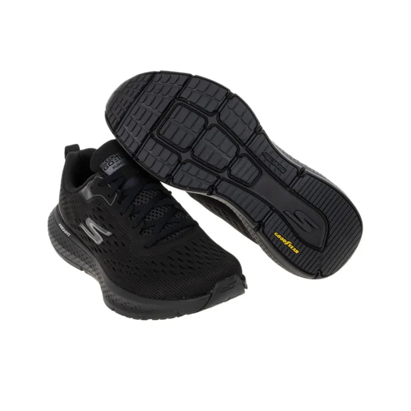 Skechers Go Run Pure 3 Cushioning Wear-Resistant Low-Top Running Shoes Women's Black-3