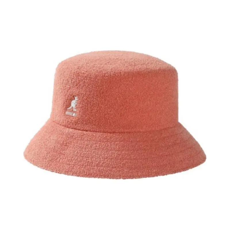 KANGOL Acrylic Modified Acrylic Polyamide Bucket Hats Women's Pink-1