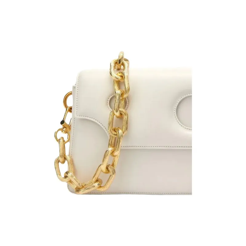 OFF WHITE Burrow 24 Shoulder Bag White-4