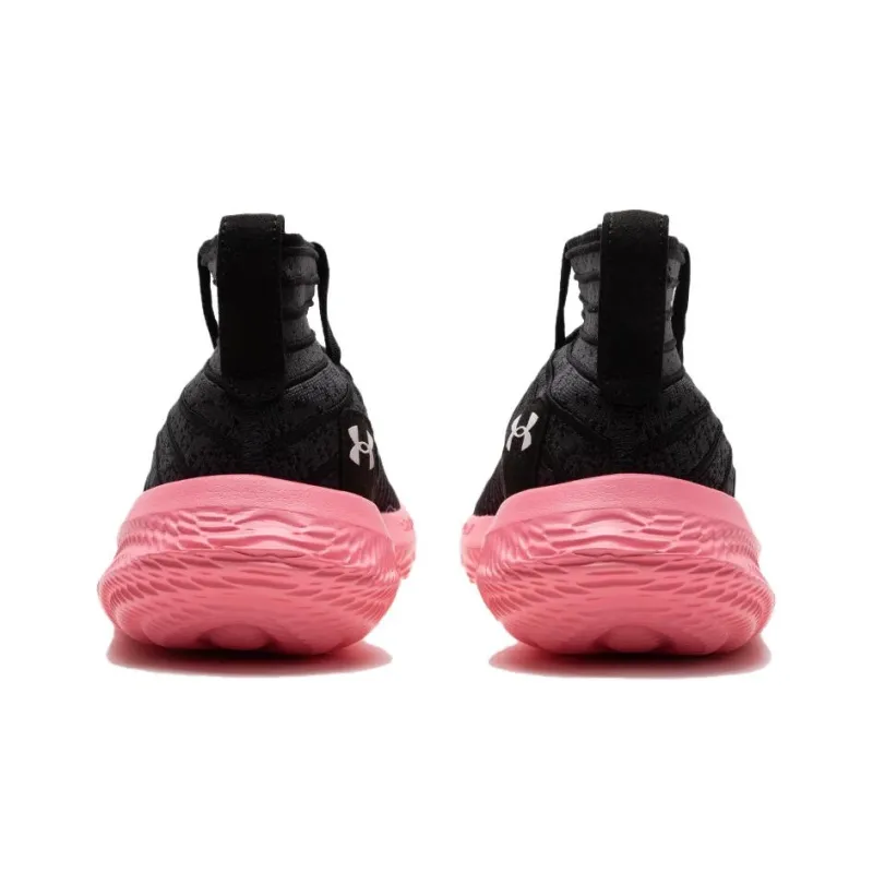 Under Armour FUTR X ELITE Cushioning Breathable High Top Basketball Shoes Unisex Black Pink-2